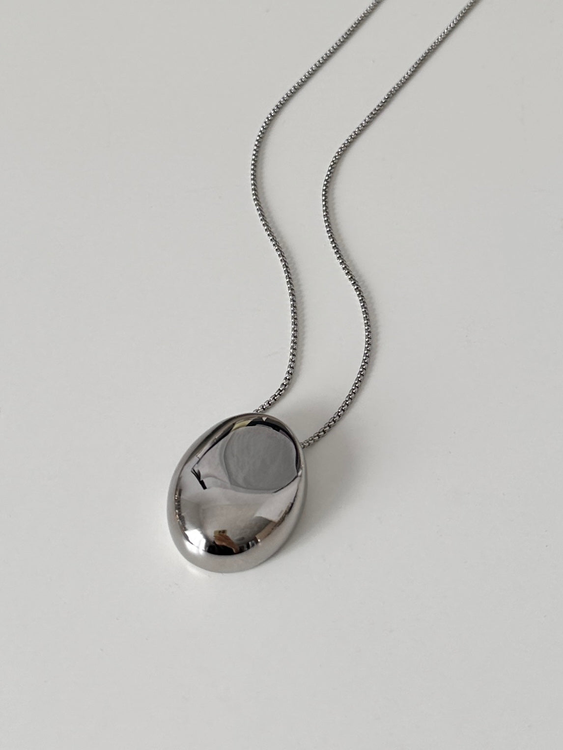 Silver Ball Necklace