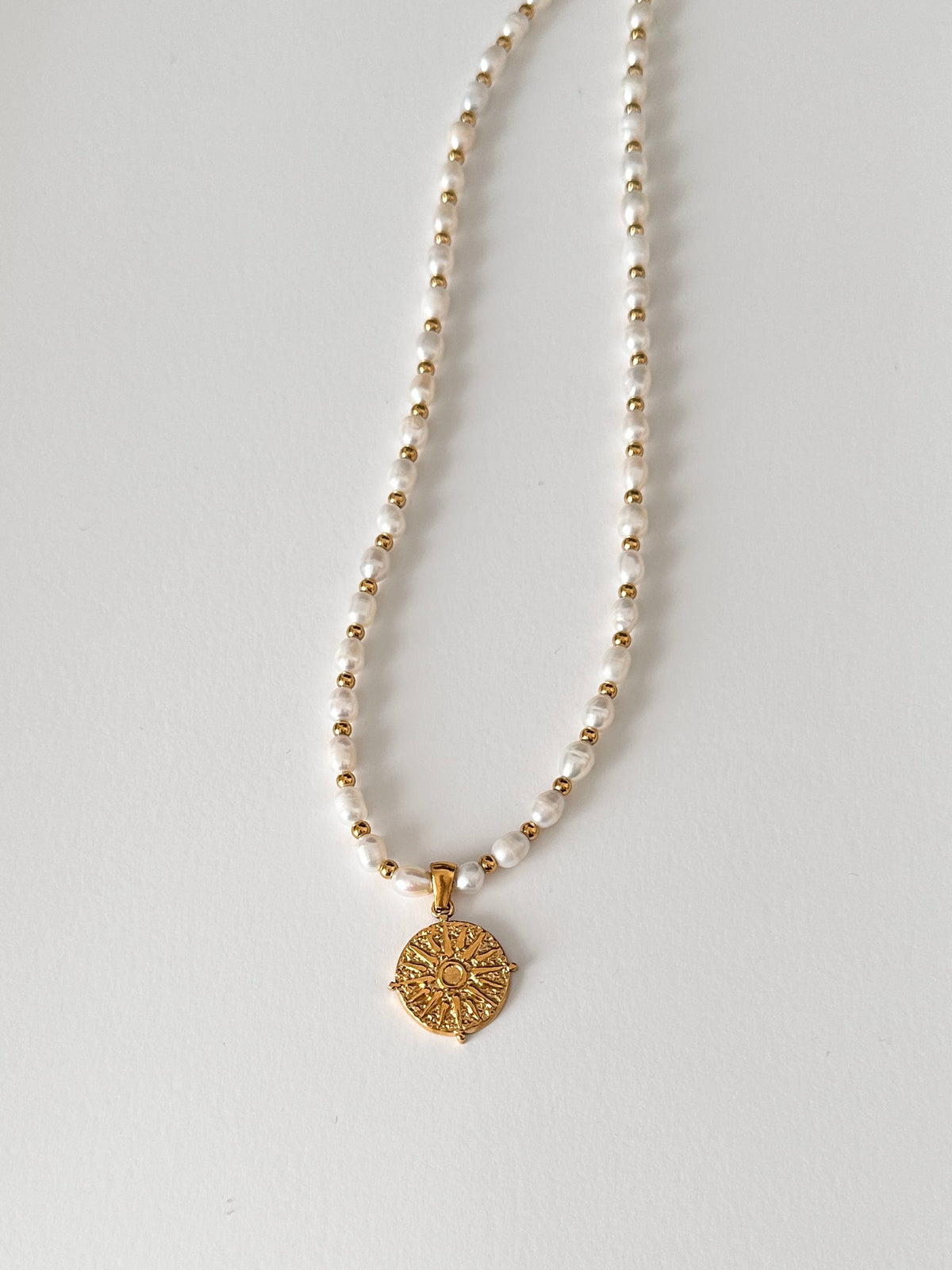 Helios Pearl Necklace