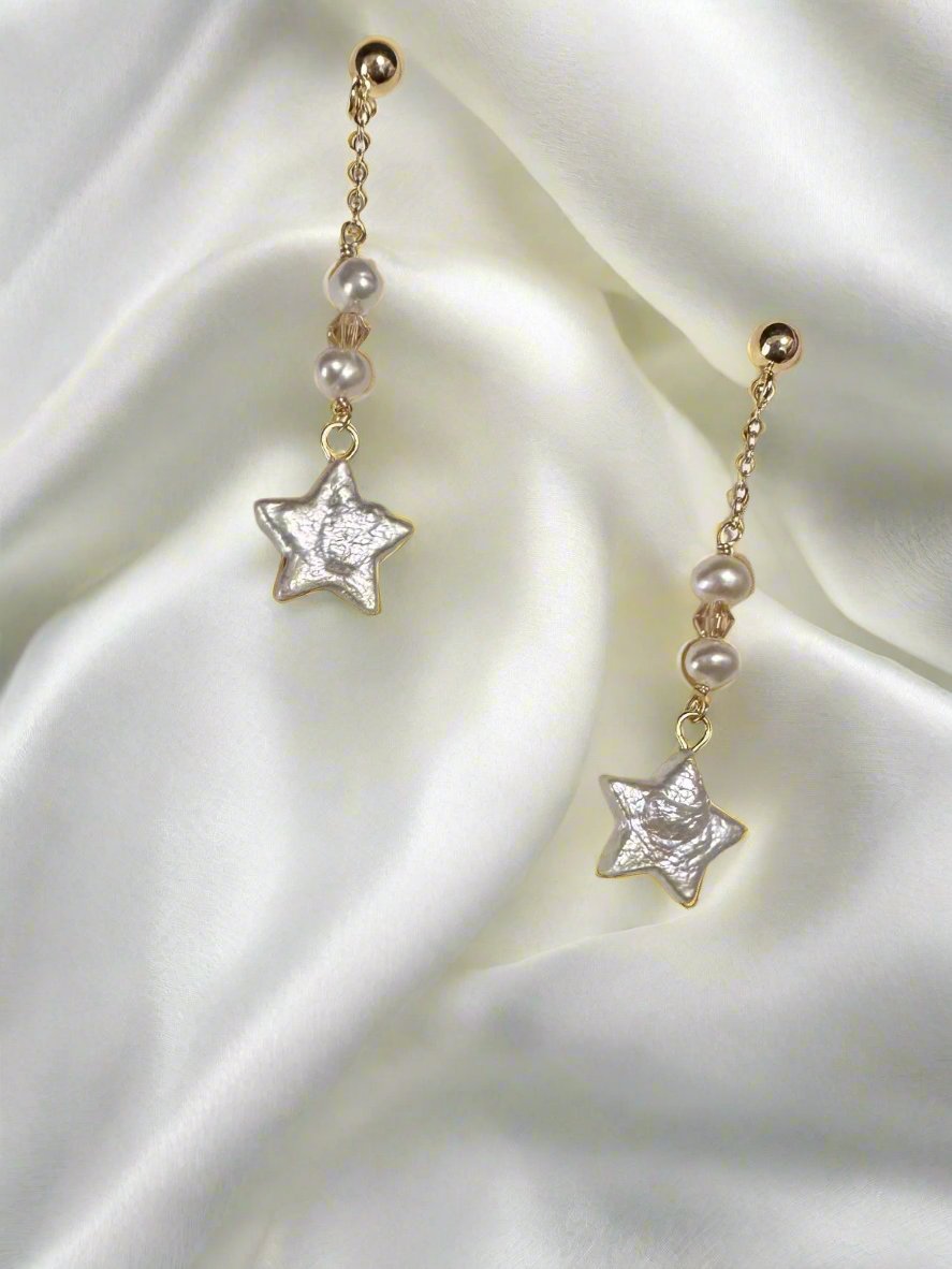 Celestial Pearl Earrings